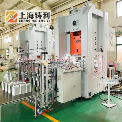 China Behälter-der Fertigungsstraße der Aluminiumfolie-12000pcs/H automatische Aluminiumfolie-Behälterpressemaschine ZL-T80 zu verkaufen