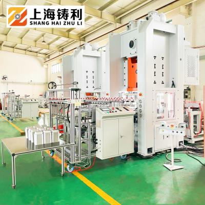 Cina Punzonatrice per contenitori per alimenti in alluminio 260 mm colpi 50 Hz 380 V in vendita