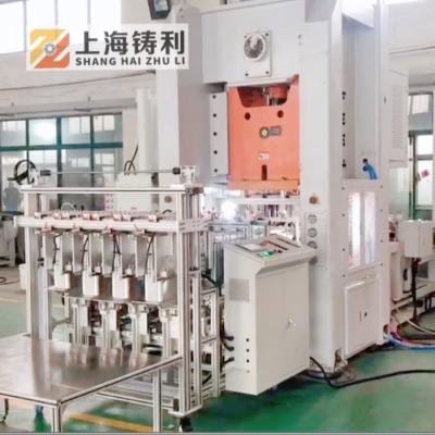 China Volledig Automatische Beschikbare Foliecontainer die Machine 12000KG 260mm maken Te koop