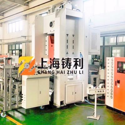 China Behälter 16kw 80 Ton Semi Automatic Aluminium Foil, der Maschinen-Preis macht zu verkaufen