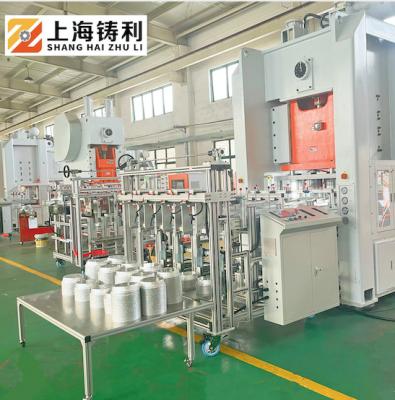 China Aluminiumschale 3PHASE, welche Maschine die Aluminiumfolie-Tee-Schale herstellt Maschine herstellt zu verkaufen