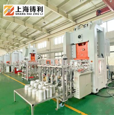 China 3phase Aluminum Foil Making Machine Foil Box Aluminum Foil Food Container Machine  Smc Pneumatic for sale