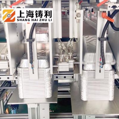 China Disposable Aluminum Food Container Making Machine 12000kg Aluminum Silver Foil Making Machine for sale