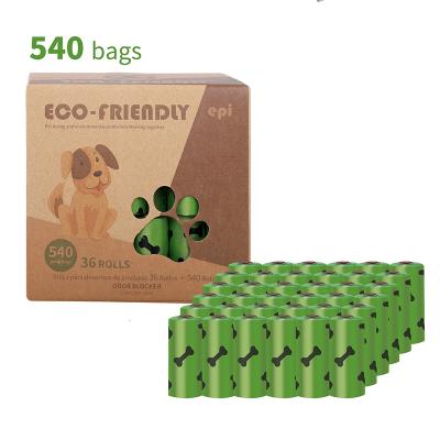 China Sustainable Manufacturer Wholesale Biodegradable Box Packed Pet Waste Bags Dog Poop Bag for sale