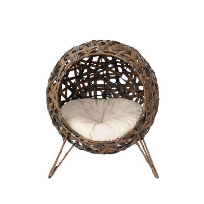 China 2021 Travel Pet Nests Hanging Egg Swing Chair Cat Nest Hammock Chair Cat Basket Bed for sale