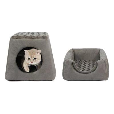 China Hot Selling Travel Pet Bed Lovely Pet House Cat House Cat Bed For Indoor And Outdoor Use for sale