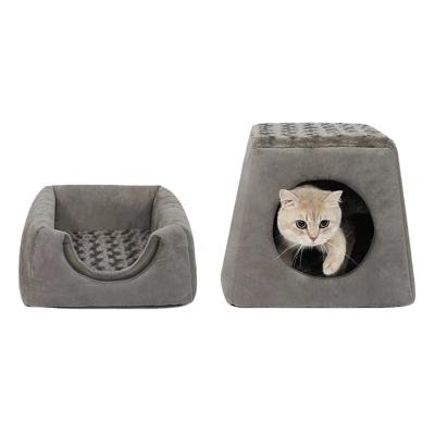 China Hot Selling Travel Pet Bed Lovely Pet House Cat House Cat Bed For Indoor And Outdoor Use for sale