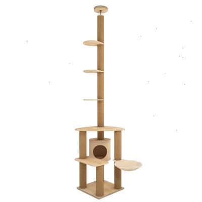 China UNIVERSAL COLUMN CAT SHAFT Viable, Hot Sale Factory Luxurious Wooden Cat Funiture B--11 for sale