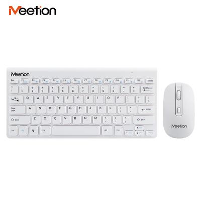 China For MeeTion Mini4000 2.4g Usb Desktop Ergonomic Desktop Multimedia Small PC Mini Set Combos Wireless Keyboard and Mouse for sale