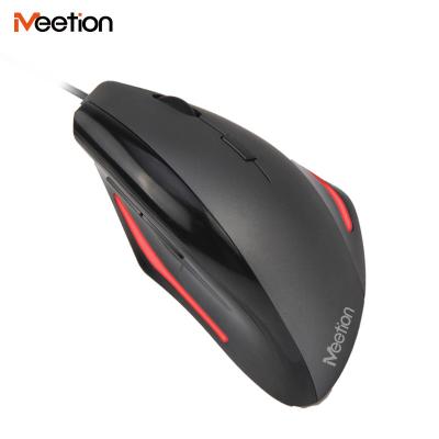 China Pressure On Your Wrist MeeTion M380 Shenzhen Ergonomico Verticle Mouses USB Computer Optical Cable Ergonomic Vertical Mouse Half for sale