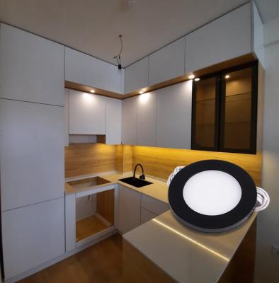 China 12V 8mm Modern Slim Wardrobe Puck Light Magnet LED Puck Light Under Cabinet Puck Light for sale