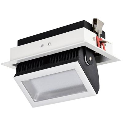 China O diodo emissor de luz 38W ajustável Recessed Downlights, fundindo a lente de alumínio e de vidro à venda