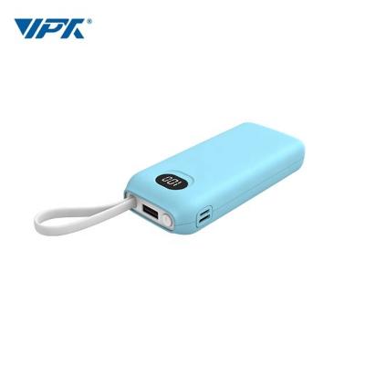 China Type-c 10000mah hot selling input charger portable mobile phone power bank for sale