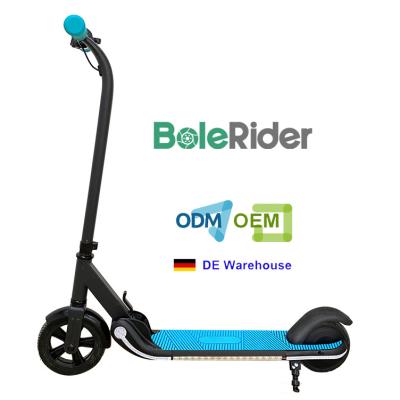 China 7 Inch 150w Two Wheels E-scooters Netherlands LED Display Colorful Light And Kids Kids Electric Scooter Europe Warehouse for sale