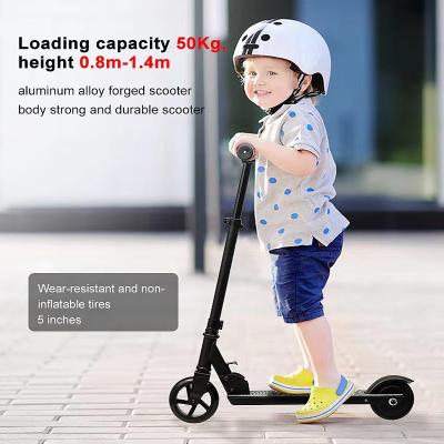 China Wholesale 5 Inch 120w Aluminum Alloy Frame Two Wheels Kids Electric Foldable Scooter Child for sale