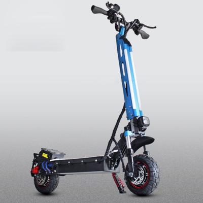 China Large Battery 52v 21Ah 2400w Motor 65km/h Unisex Fast Powerful Electric Scooter Unisex With Suspension for sale