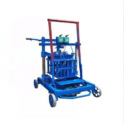 China Convenient and easy to operate mini diesel hollow brick making machine lowest price mobile mobile brick block making machinery for sale