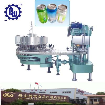 China 500ml 250ml Beverage Carbonated Drink Beer Can Filling Machine for sale