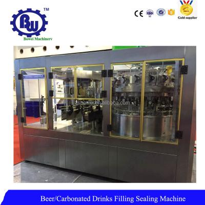 China Isobaric Craft Beverage Automatic Beverage Filling Machine Beer In Cans for sale