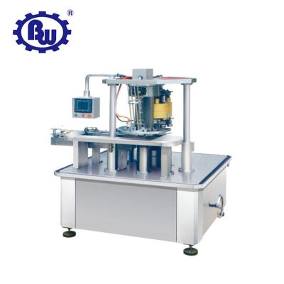 China Beverage Maker Professional Juice Lid Aluminum Soda Can Round Container Sealing Machine For Cans for sale