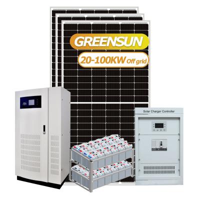 China Commercial Complete 100kw 150kw 200kw 300kw 500kw Off Grid Tied Solar Energy Storage Systems For Industrial Use for sale