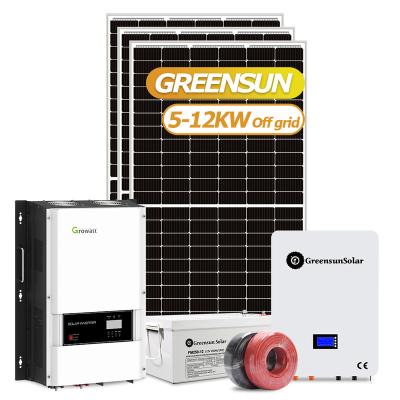 China Reasonable price 5kw 10kw 15kw home off-grid solar power system wave off grid solar inverter for lithium battery for sale