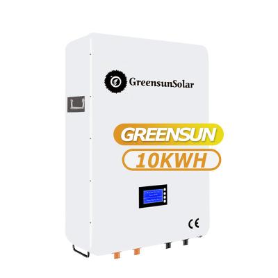 China Greensun 5Kwh 10Kwh solar tesla powerwall battery 48V 100ah 200ah 400ah lifepo4 battery pack for sale