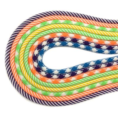 China Viable Custom 5mm Colorful Cord Rope With Tip For Hoodie Polyester Cotton Hoodie Cord Rope for sale