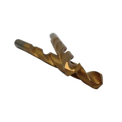 China Cleveland Skh-51 Jis M2 Hss Titanium Coated Metal Straight Shank Twist Drill Bit For Wood for sale