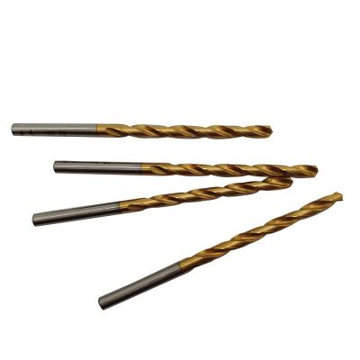 China Metal Cleveland Skh-51 JIS Titanium Coated Fully Countersunk Straight Hand Shank Twist Drill Bit 3Mm-13Mm Hss M2 for sale