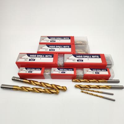 China Cleveland Skh-51 M2 Hss Titanium Extra Length Metal Twist Drill Set For Wood Drilling Tools for sale