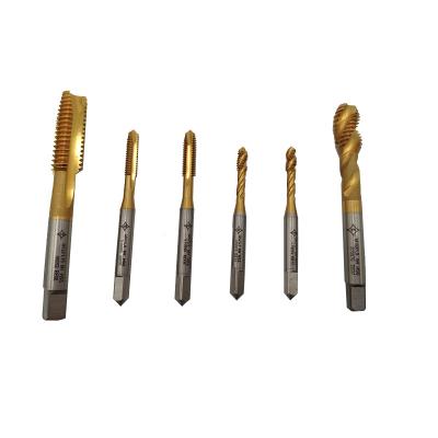 China Cleveland Spiral /straight Spline Hss M2 Screw Thread Taps Stainless Steel Metal Machine M2 Tap for sale