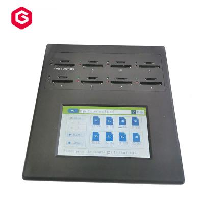 China Hot Selling Print/Copier/Scan 1 to 7 Snapshot SD Card Duplicator Copier Card Reading Machine for sale