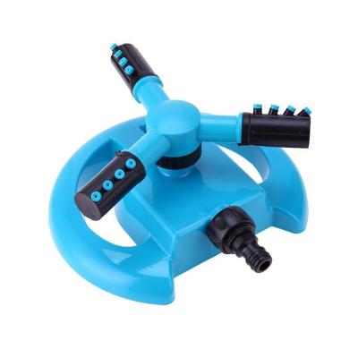 China Wholesale Easily Install Easily To Install Quick Connect Rotary Garden Water 3 Nozzles Irrigation Sprinkler for sale