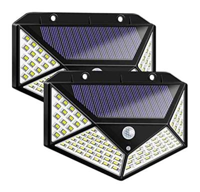 China High Quality Outdoor IPv65 Street Waterproof Luminous Solar Wall Light Four-Sided for sale