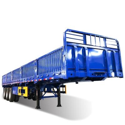 China Heavy Duty 50 Ton Tri Axle Cargo Carrier Truck Trailer Semi Truck Trailer China Factory Direct Sale for sale