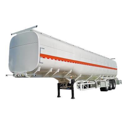 China New Factory ChenLu Trailer Truck 3 Axles 40000L 45000Liters Tri Aircraft Fuel Oil Beer Tank Trailer Mobile Fuel Tanker Semi Trailer For Sale for sale