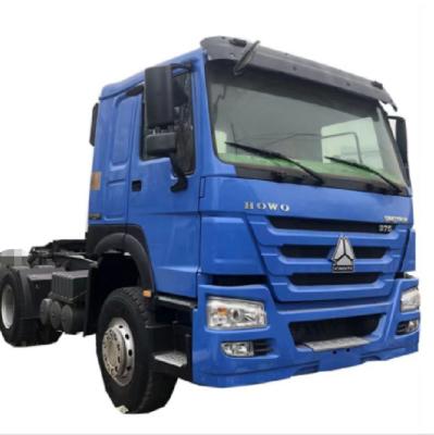 China Best Price LHD/RHD Used SinoHowo Heavy Duty 4*2 6 Wheeler Tractor Trucks 371hp 400HP Terminal Head Trailer Tractor Truck For Sale for sale