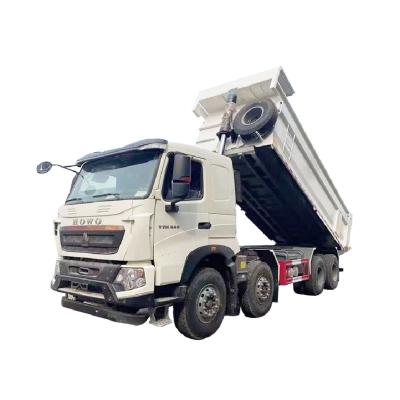 China 2018-2020 Year Used Sinotruk Howo Dump Truck 8X4 12 Wheels Sand Cargo Special Heavy Duty Mining Dump Truck In Africa > 8L for sale