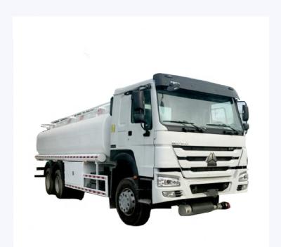 China Carton Q235B HOWO 6x4 20000Liters Q235 Used Carbon Steel Transport Fuel Oil Tank Trucks High Quality Oil Tanker Service Truck For Sale for sale