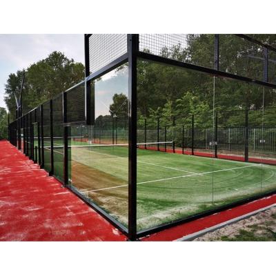 China 2022 Panoramic Paddle Tennis Sports Factory Price Padel Tennis Court Sport Paddle Tennis Court for sale