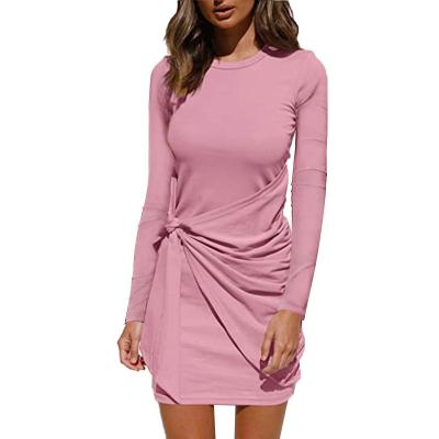 China Breathable Long Sleeve Fashion Women Party Fall Cocktail Dresses Formal Elegant Dress for sale