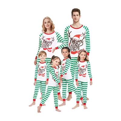 China Breathable Pajamas Sets Custom Family Christmas Suit Parent-child Sleepwear Matching Kids Clothing for sale