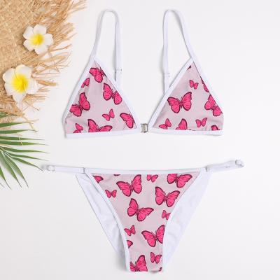 China 2021 Breathable Hot Sale Animal Printed Adjustable Strap Two Pieces Bikini Sets For Women Lady Beach Wear for sale