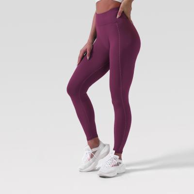 China New Amazon Breathable Independent In-Stock Station Tight Seamless Yoga Training Pants for sale