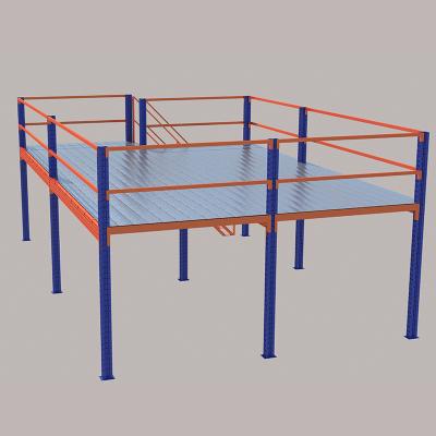 China Heavy Duty Warehouse Storage Racking Steel Platform Mezzanine Floor For Warehouse for sale