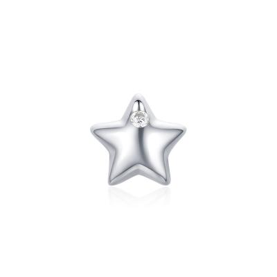 China The Other S925 Sterling Silver Mini Girl Sense Simple Micro Diamond Ear Studs Star Silver Sweet Jewel (Female Korean Version) for sale