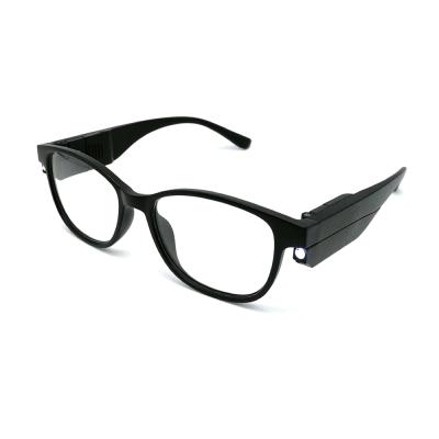 China Thin Magnifying Reading Glasses Led Light Reading Led Reading Glasses for sale