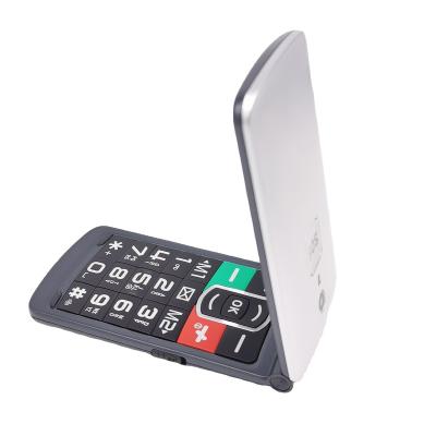 China Dual SIM Card 2.4 OEM ODM Phone Factory Inch Customized Big Elder Flip Cell Phone Keypad SOS GSM 2G Mobile Phone Top Manufacture In China for sale