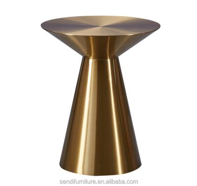 China Convertible Gold Side Table For Hotel for sale